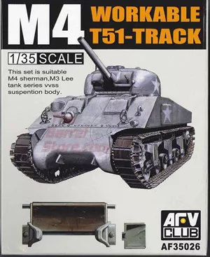 Afv Club - M4/M3 T51 SHERMAN TRACKS 